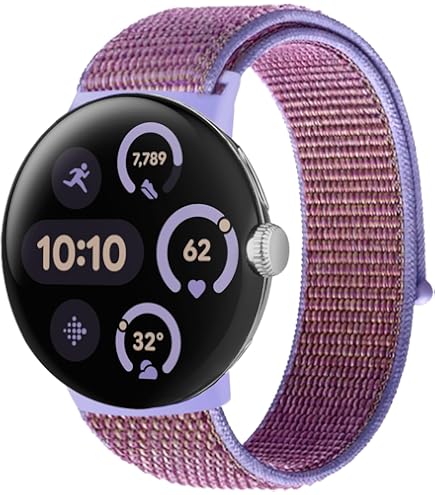 Amazon.com: Google Pixel Watch Woven Band - Coral One Size : Cell